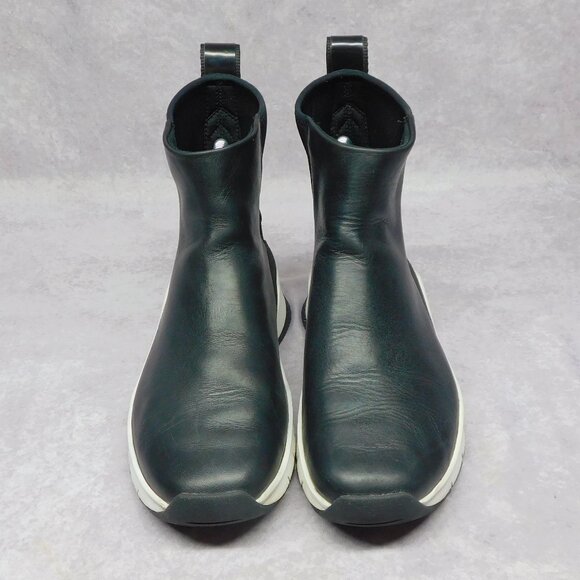 Nike Rivah High Top Shoes Slip On Sneakers Black Leather Women’s Size 7.5 Mens 6 - Picture 4 of 8